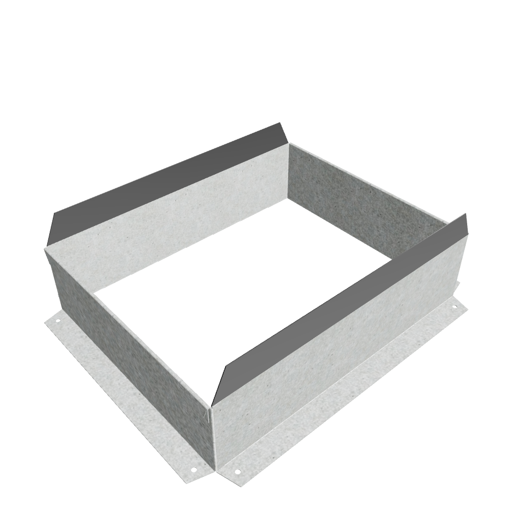 10 by 8 inch HVAC Starter Collar
