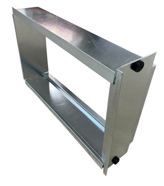 14"X24"X4" Filter Rack Assembly Flange Side View