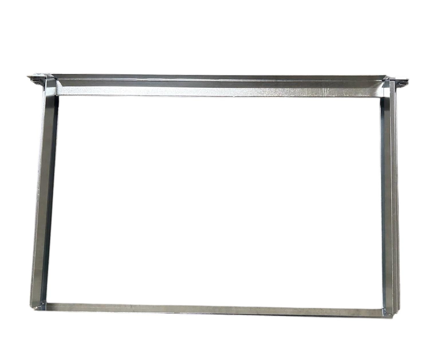16”X25”X1” Top Load Filter Rack Assembly Outside Flange View Access to filter from 25” side