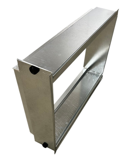 16"X25"X4 Filter Rack Assembly Side View Flange