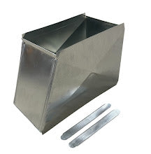 16"X8" To 12"X8" (8" Long) Trunk Duct Transition Increaser/Reducer Fitting Image