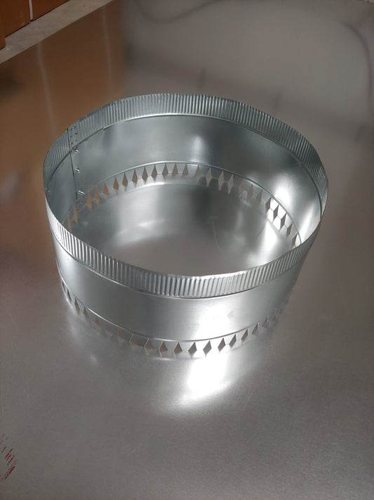 10" Round Duct Collar Takeoff Without Damper