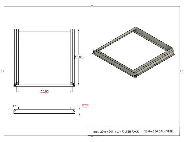 Universal Filter Racks – Ductwork Delivered LLC