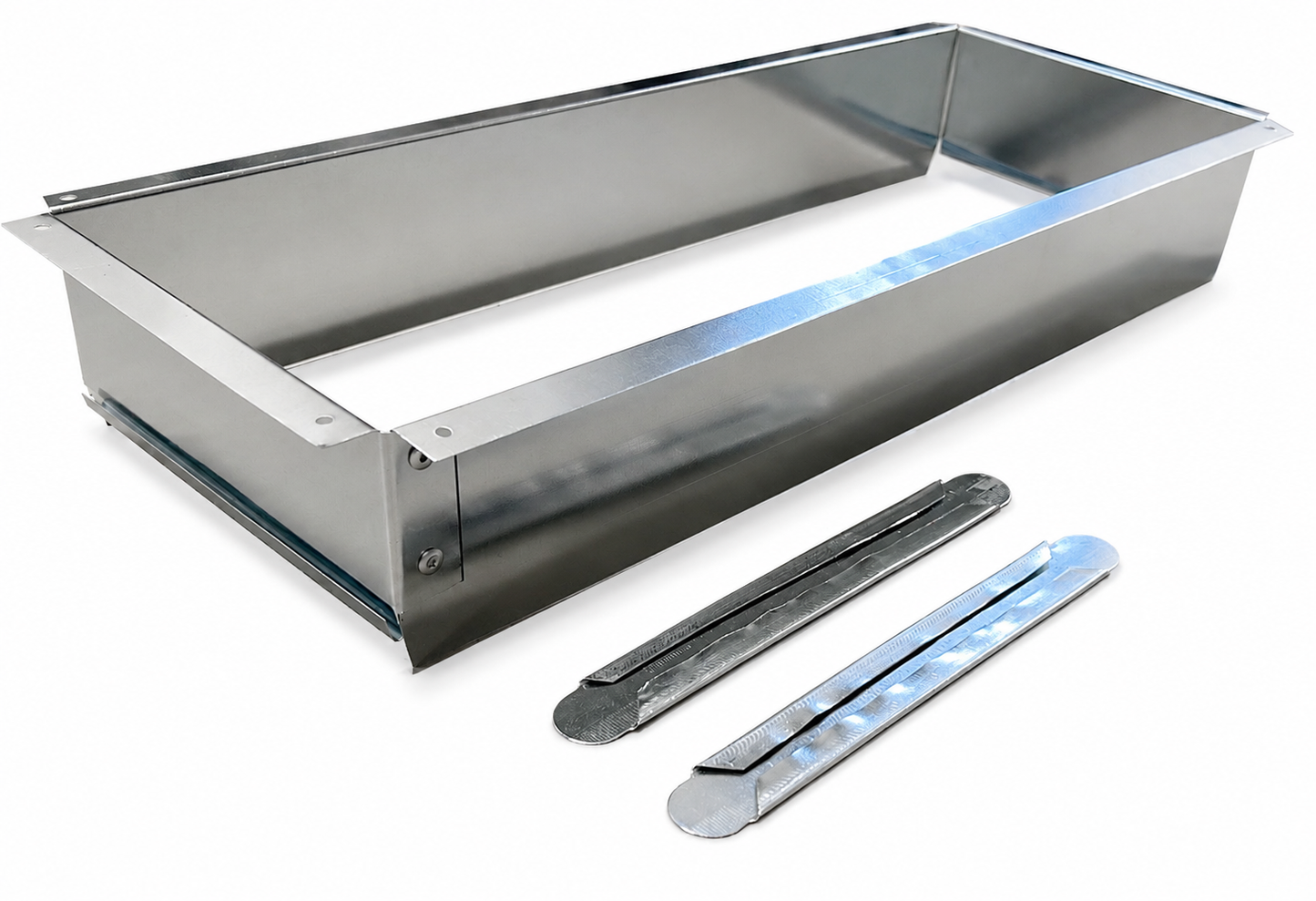 
22"X8" Rectangular Duct Straight Start Collar
